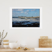 Ocean Beach Pier Poster (Keuken)