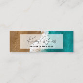 Ocean / Beach Rental Property Manager Aangepaste f Mini Visitekaartje (Voorkant)