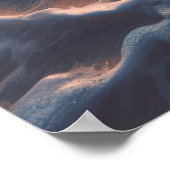 Ocean Beach Scène Kustzonsondergang Wall Art Poster (Hoek)