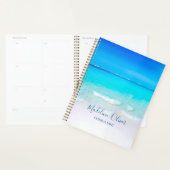 Ocean Beach Sea Travel Business Aqua Blue Modern (Devant avec enveloppe)