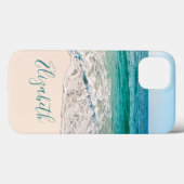 Ocean Beach Shore om Jouw naam toe te voegen Case-Mate iPhone Case (Achterkant (horizontaal))