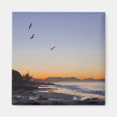 Ocean Beach Sunset Magneet (Voorkant)