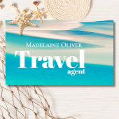 Ocean Beach Travel Agent Code QR Carte de visite