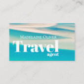 Ocean Beach Travel Agent Visitekaartje QR-code (Voorkant)