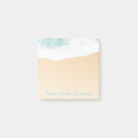 Ocean Beach Waves - Nom tropical Post-it Notes (Devant)