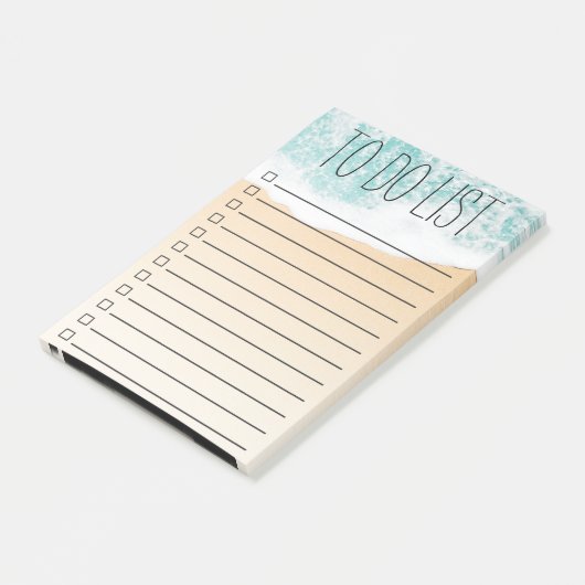 Ocean Beach Waves - Tropische lijst Post-it® Notes (Schuin)