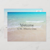 Ocean Beach Welkom terug naar School Briefkaarten (Voorkant / Achterkant)