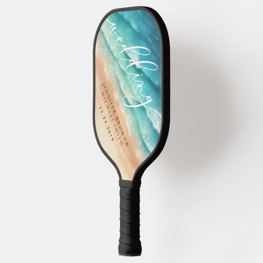 Ocean Beach Zomer Party Spelletjes Bruiloft Pickleball Paddle (Links)