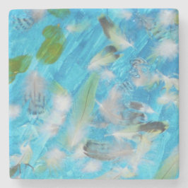 Ocean Birds Stenen Onderzetter