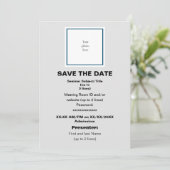 Ocean Bl. en Lt. Grey Virtual Seminar Save The Date (Staand voorkant)