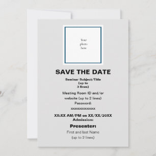 Ocean Bl. en Lt. Grey Virtual Seminar Save The Date