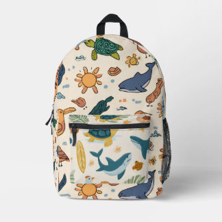 Ocean Blauwe Paradijs Print Cut Sew Tas Cadeau