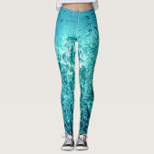 "Ocean Bliss Bubbles Leggings" Leggings (Voorkant)
