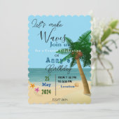 Ocean Bliss Vieringen Kaart (Staand voorkant)