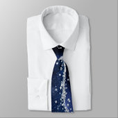 Ocean Blue Agate Parties scintillant Cravate (Attaché)