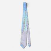 Ocean Blue Agate Parties scintillant Cravate (Devant)