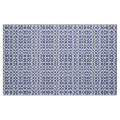 Ocean Blue en White Geometric Pattern. Kustkust Stof (Fat Quarter)