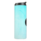 Ocean Blue Gepersonaliseerd Logo Thermosbeker (Gedraaid links)