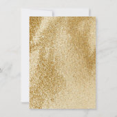 Ocean Blue Gold Agate Bachelorette Invitations (Dos)