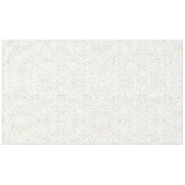 Ocean Blue Gold Sand Stippen Tafelkleed (Voorkant (Horizontaal))