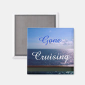 Ocean Blue Gone Cruising Magneet (Voorkant / Achterkant)