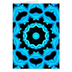 OCEAN BLUE Greetings card