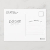 Ocean Blue Lobster Bake Briefkaart (Achterkant)