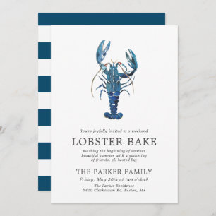 Ocean Blue Lobster Bake   Gestreept Kaart