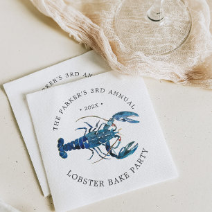 Ocean Blue Lobster Bake Servet