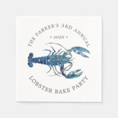 Ocean Blue Lobster Bake Servet (Voorkant)