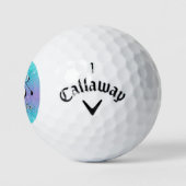 Ocean Blue-monogram Golfballen (Logo)