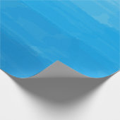 Ocean Blue Ombre Wrapping Paper Cadeaupapier (Hoek)