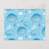 Ocean Blue Pattern Briefkaart (Voorkant)