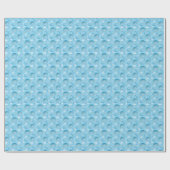 Ocean Blue Pattern Cadeaupapier (Vlak)