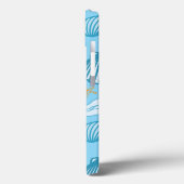 Ocean Blue Pattern Case-Mate iPhone Case (Achterkant / Links)