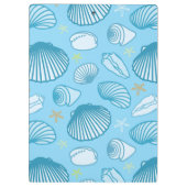 Ocean Blue Pattern Klembord (Achterkant)