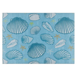 Ocean Blue Pattern Snijplank
