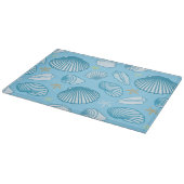 Ocean Blue Pattern Snijplank (Hoek)