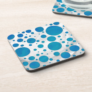 Ocean Blue Polka Dots Onderzetter