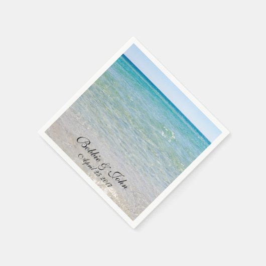 Ocean Blue servetten (Hoek)