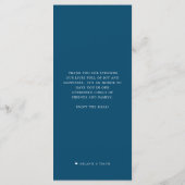 Ocean Blue Thema | Kreeft Bakken Menu (Achterkant)