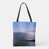 Ocean Blue Tote Bag (Achterkant)