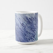 Ocean Blue Water Abstraite Art Mug Cup (Devant droit)