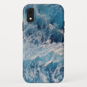 Ocean Blue Waves iPhone XR Hoesje