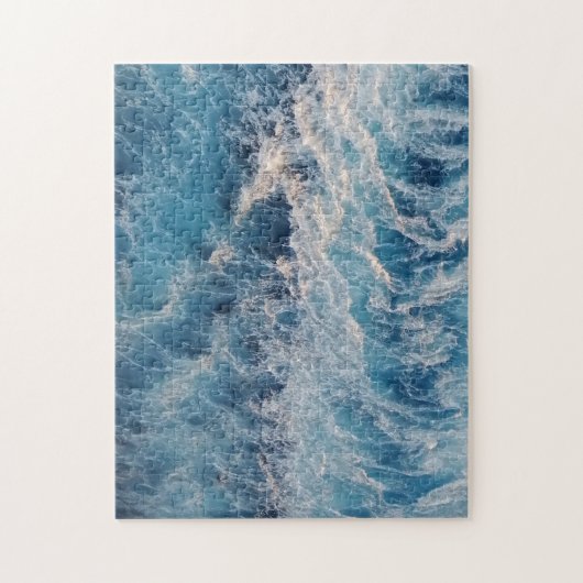 Ocean Blue Waves Legpuzzel (Verticaal)