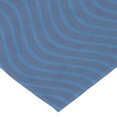 Ocean Blue Waves Patroon Medium Tafelloper (Hoek)