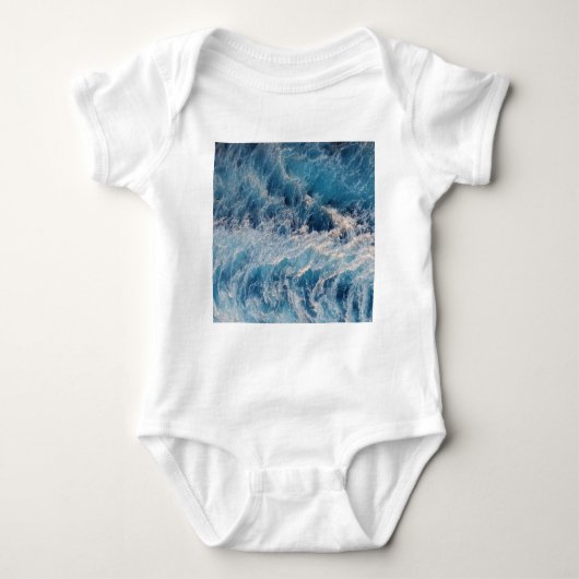 Ocean Blue Waves Romper (Voorkant)