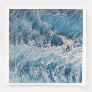 Ocean Blue Waves Servet
