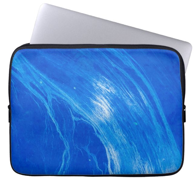 Ocean Blue Waves Summer Time Laptop Sleeve (Voorkant)