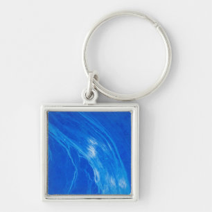 Ocean Blue Waves Summer Time Sleutelhanger